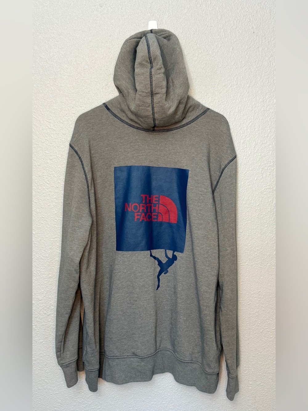 The North Face | Dome Climb Graphic Hoodie | Heather Grey | Size XXL
